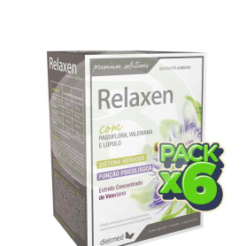 Pack 6x Relaxen con Pasiflora y Valeriana 30 Comprimidos Dietmed