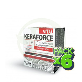 Pack 6x Keraforce Vital 30 Cápsulas Dietmed