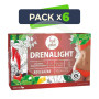 Pack 6x Drenalight Hot Plus 20 Ampollas Dietmed