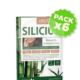 Pack 6x Silicius Orgánico 30 Cápsulas Dietmed