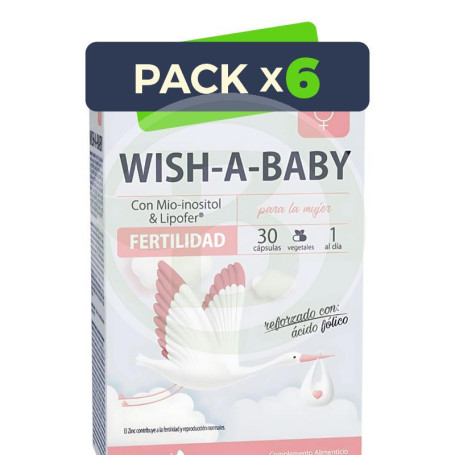 Pack 6x Wish a Baby 30 Cápsulas Dietmed