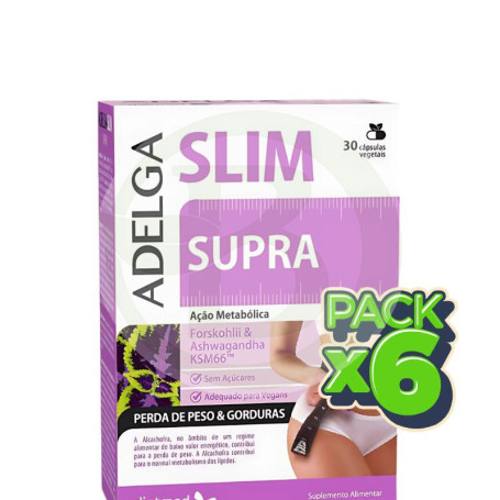 Pack 6x Adelgaslim Supra 30 Cápsulas Dietmed