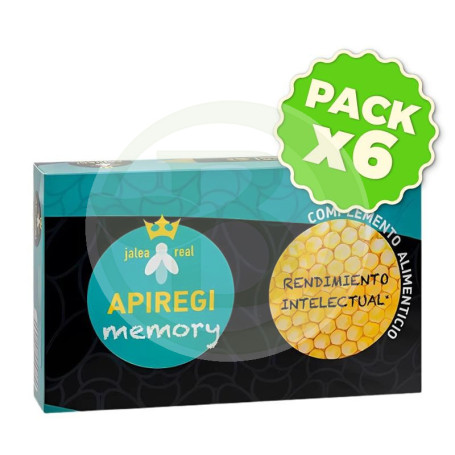 Pack 6x Memory Jalea Real 20 Ampollas Apiregi