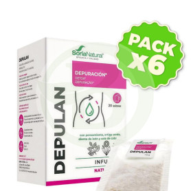 Pack 6x Natusor 04 Depulán 20 Filtros Soria Natural