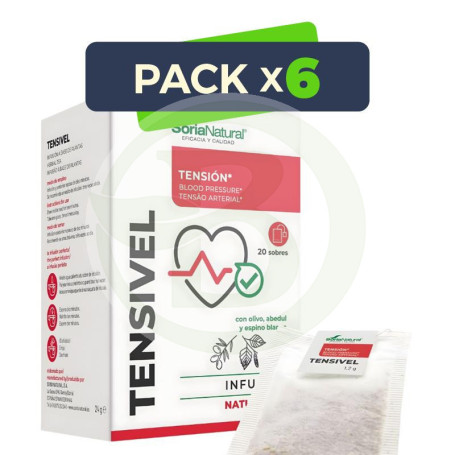 Pack 6x Natusor 06 Tensivel 20 Filtros Soria Natural
