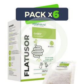 Pack 6x Natusor 22 Flatusor 20 Filtros Soria Natural