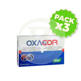 Pack 3x Oxacor K-2 40 Cápsulas Santiveri