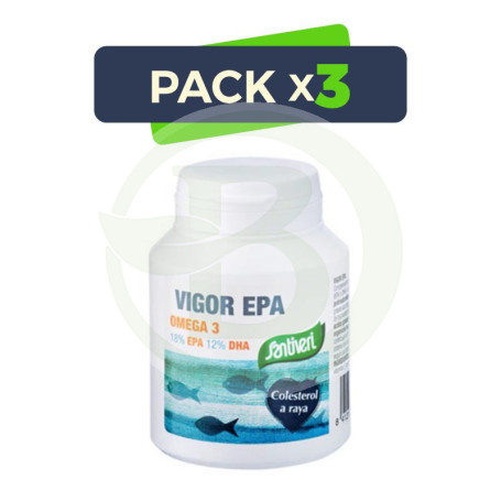 Pack 3x Vigor EPA 120 Perlas Santiveri
