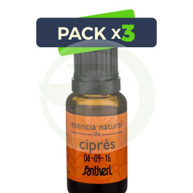 Pack 3x Aceite Esencial de Ciprés 14Ml. Santiveri
