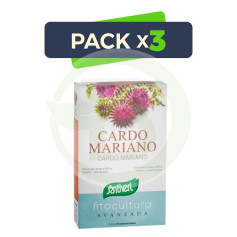 Pack 3x Cardo Mariano 40 Cápsulas Santiveri