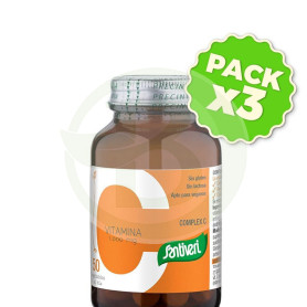 Pack 3x Vitamina Complex C 1.000Mg. 50 Comprimidos Santiveri