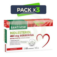 Pack 3x Nolesterol 30 Compresse Santiveri