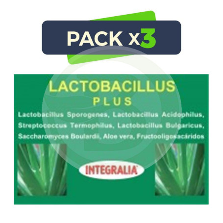 Pack 3x Lactobacillus Plus Integralia