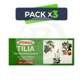 Pack 3x Tilia Comprimidos Masticables Integralia