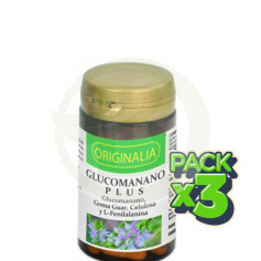 Pack 3x Glucomannano Plus Originalia 60 Capsule Integralia