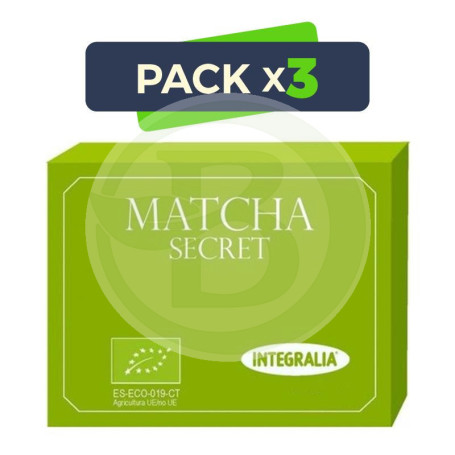 Pack 3x Té Matcha Ecológico Soluble Integralia