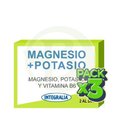 Pack 3x Magnesio + Potassio Integralia