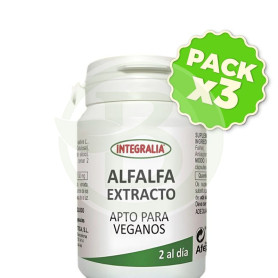 Pack 3x Extracto De Alfalfa 60 Cápsulas Integralia