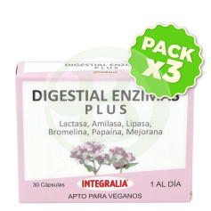 Pack 3x Digestial Enzimas Plus 30 Cápsulas Integralia