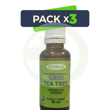 Pack 3x Aceite Esencial De Árbol del Té Eco 30Ml Integralia