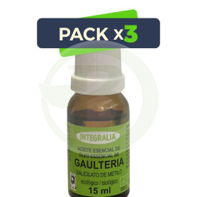 Pack 3x Aceite Esencial De Gaulteria Eco 15Ml Integralia