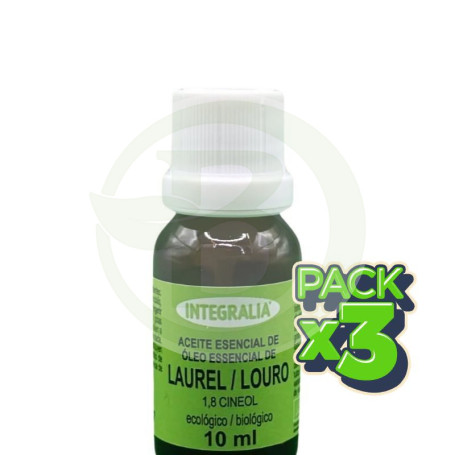 Pack 3x Aceite Esencial De Laurel Eco 10Ml Integralia
