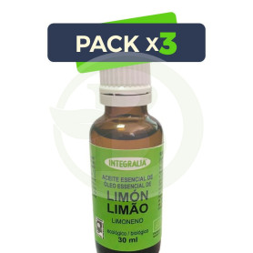 Pack 3x Aceite Esencial De Limón Eco 30Ml Integralia