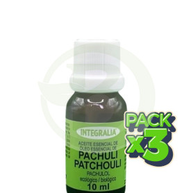 Pack 3x Aceite Esencial De Pachuli Eco 10Ml Integralia