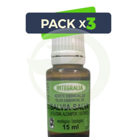 Pack 3x Aceite Esencial De Salvia Eco 15Ml Integralia