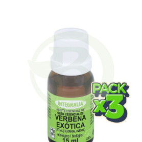 Pack 3x Aceite Esencial De Verbena Exótica Eco 15Ml Integralia