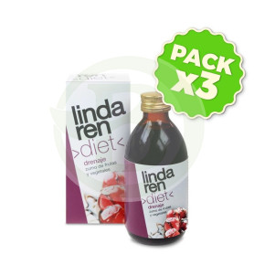 Pack 3x Drenaje 250Ml. Lindaren Diet