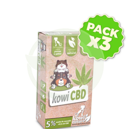 Pack 3x Kowi Cbd, 10 Ml Kowi Nature
