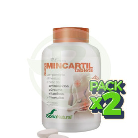 Pack 2x Mincartil (antiguo reforzado) 180 Comprimidos Soria Natural