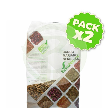 Pack 2x Cardo Mariano Semillas Bolsa Soria Natural
