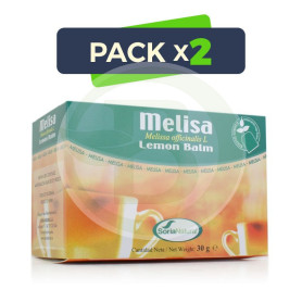 Pack 2x Infusiones de Melisa 20 Filtros Soria Natural