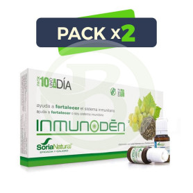 Pack 2x Inmunoden Senior 10 Viales Soria Natural