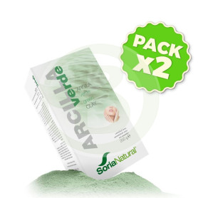 Pack 2x Arcilla Verde 250Gr. Soria Natural