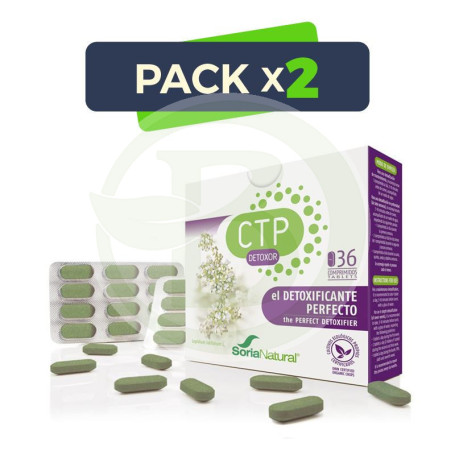 Pack 2x CTP 36 Comprimidos Soria Natural