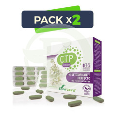 Pack 2x CTP 36 Compresse Soria Natural