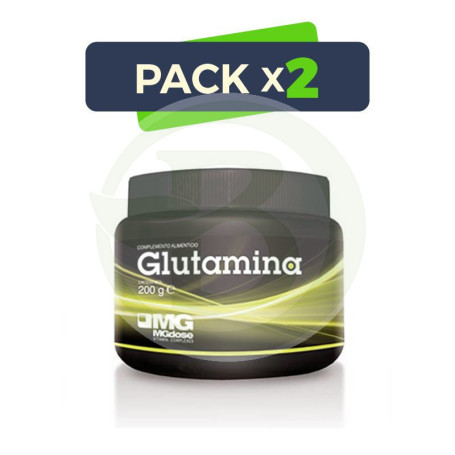 Pack 2x Glutamina 200Gr. MGDose