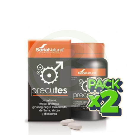 Pack 2x Precutes 60 Comprimidos Soria Natural