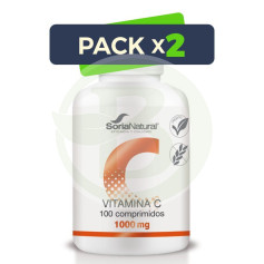 Pack 2x Vitamina C 1700Mgrs X 100 Liberacion Sostenida Soria Natural