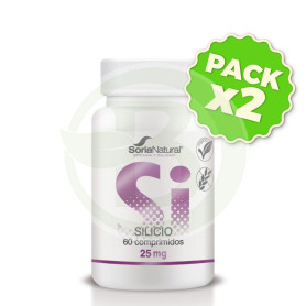 Pack 2x Silicio 800 Mgrs. X 60 Liberacion Sostenida Soria Natural