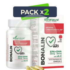 Pack 2x Bonalin EPA+DHA 30 Perle Soria Natural