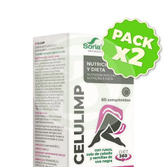 Pack 2x Celulimp 60 Comprimidos Soria Natural
