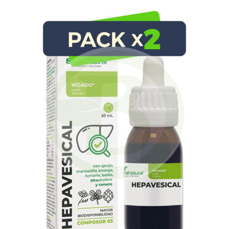 Pack 2x Composor 03 Hepavesical 50Ml Soria Natural