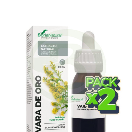 Pack 2x Extracto De Vara De Oro 50Ml Soria Natural