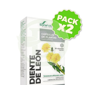 Pack 2x Diente De León 30 Cápsulas Soria Natural