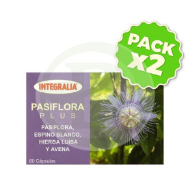 Pack 2x Pasiflora Plus 60 Cápsulas Integralia
