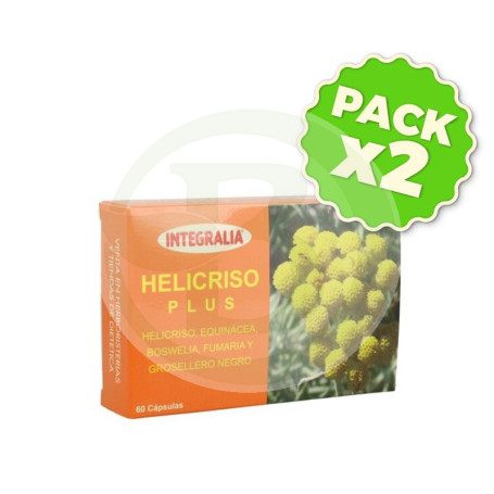 Pack 2x Helicriso Plus 60 Cápsulas Integralia